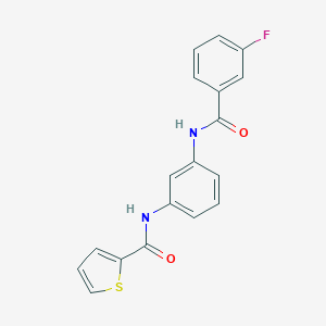 N-{3-[(3-fluorobenzoyl)amino]phenyl}-2-thiophenecarboxamide