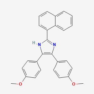 4,5-bis(4-methoxyphenyl)-2-(1-naphthyl)-1H-imidazole
