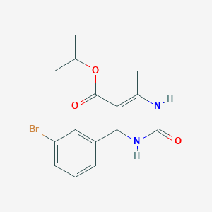 isopropyl 4-(3-bromophenyl)-6-methyl-2-oxo-1,2,3,4-tetrahydro-5-pyrimidinecarboxylate