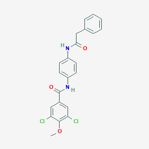 3,5-dichloro-4-methoxy-N-{4-[(phenylacetyl)amino]phenyl}benzamide