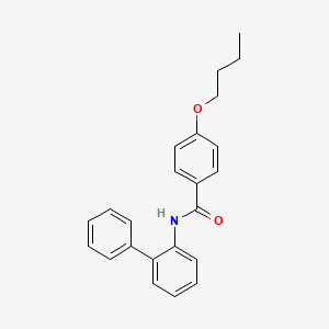 molecular formula C23H23NO2 B5055153 N-2-biphenylyl-4-butoxybenzamide 