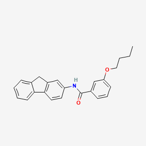 molecular formula C24H23NO2 B5055155 3-butoxy-N-9H-fluoren-2-ylbenzamide 
