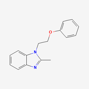 molecular formula C16H16N2O B5055156 2-methyl-1-(2-phenoxyethyl)-1H-benzimidazole 