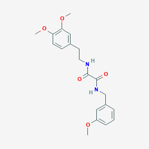 molecular formula C20H24N2O5 B5055235 N-[2-(3,4-dimethoxyphenyl)ethyl]-N'-(3-methoxybenzyl)ethanediamide 