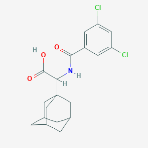 1-adamantyl[(3,5-dichlorobenzoyl)amino]acetic acid