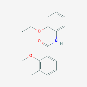 molecular formula C17H19NO3 B505536 N-(2-ethoxyphenyl)-2-methoxy-3-methylbenzamide 