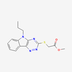 methyl [(5-propyl-5H-[1,2,4]triazino[5,6-b]indol-3-yl)thio]acetate