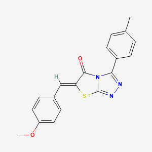 6-(4-methoxybenzylidene)-3-(4-methylphenyl)[1,3]thiazolo[2,3-c][1,2,4]triazol-5(6H)-one