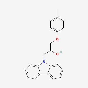 molecular formula C22H21NO2 B5055393 1-(9H-carbazol-9-yl)-3-(4-methylphenoxy)-2-propanol 