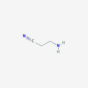 molecular formula C3H6N2 B050555 3-氨基丙腈 CAS No. 151-18-8