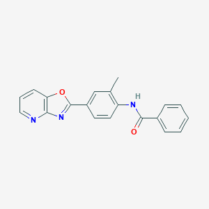 N-(2-methyl-4-[1,3]oxazolo[4,5-b]pyridin-2-ylphenyl)benzamide