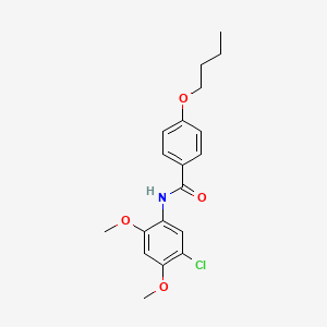 4-butoxy-N-(5-chloro-2,4-dimethoxyphenyl)benzamide