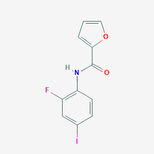 molecular formula C11H7FINO2 B505566 N-(2-fluoro-4-iodophenyl)furan-2-carboxamide 