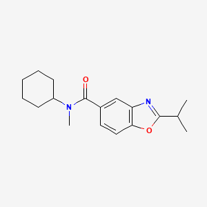 N-cyclohexyl-2-isopropyl-N-methyl-1,3-benzoxazole-5-carboxamide