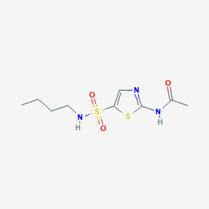 N-{5-[(butylamino)sulfonyl]-1,3-thiazol-2-yl}acetamide