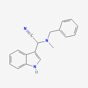 [benzyl(methyl)amino](1H-indol-3-yl)acetonitrile