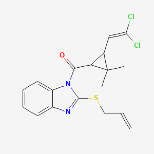 2-(allylthio)-1-{[3-(2,2-dichlorovinyl)-2,2-dimethylcyclopropyl]carbonyl}-1H-benzimidazole