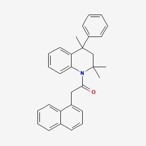 2,2,4-trimethyl-1-(1-naphthylacetyl)-4-phenyl-1,2,3,4-tetrahydroquinoline