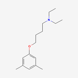 molecular formula C16H27NO B5056013 4-(3,5-dimethylphenoxy)-N,N-diethyl-1-butanamine 