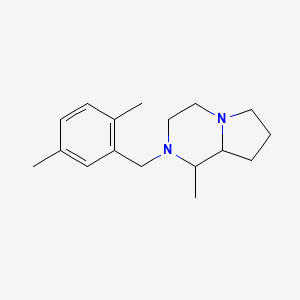 molecular formula C17H26N2 B5056193 2-(2,5-dimethylbenzyl)-1-methyloctahydropyrrolo[1,2-a]pyrazine 