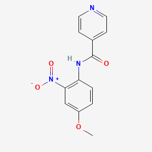 N-(4-methoxy-2-nitrophenyl)isonicotinamide