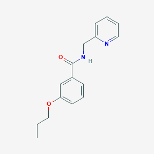 molecular formula C16H18N2O2 B5056541 3-propoxy-N-(2-pyridinylmethyl)benzamide 