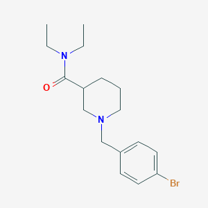 1-(4-bromobenzyl)-N,N-diethyl-3-piperidinecarboxamide