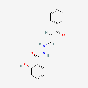 2-hydroxy-N'-(3-oxo-3-phenyl-1-propen-1-yl)benzohydrazide