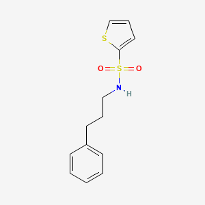 molecular formula C13H15NO2S2 B5056904 N-(3-phenylpropyl)-2-thiophenesulfonamide 