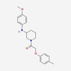 molecular formula C21H26N2O3 B5056937 N-(4-methoxyphenyl)-1-[(4-methylphenoxy)acetyl]-3-piperidinamine 
