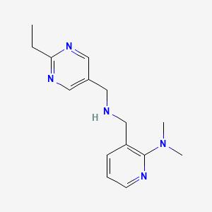 3-({[(2-ethyl-5-pyrimidinyl)methyl]amino}methyl)-N,N-dimethyl-2-pyridinamine