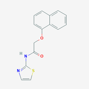 molecular formula C15H12N2O2S B505717 2-(1-naphthyloxy)-N-(1,3-thiazol-2(3H)-ylidene)acetamide 