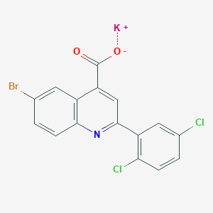 molecular formula C16H7BrCl2KNO2 B5057181 potassium 6-bromo-2-(2,5-dichlorophenyl)-4-quinolinecarboxylate 