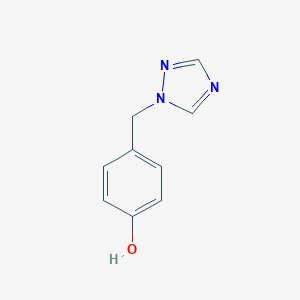 B050572 4-((1H-1,2,4-Triazol-1-yl)methyl)phenol CAS No. 119192-11-9