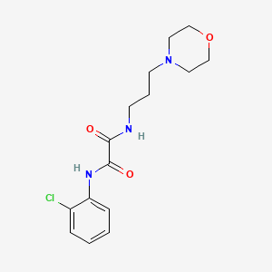 molecular formula C15H20ClN3O3 B5057223 N-(2-chlorophenyl)-N'-[3-(4-morpholinyl)propyl]ethanediamide 