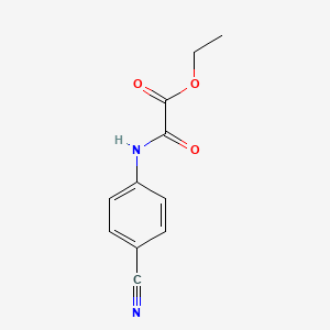 molecular formula C11H10N2O3 B5057271 ethyl [(4-cyanophenyl)amino](oxo)acetate 