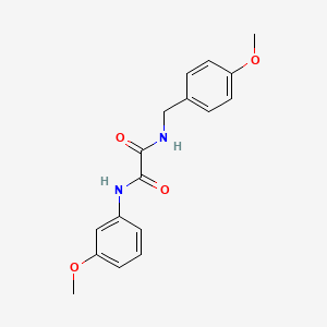 N-(4-methoxybenzyl)-N'-(3-methoxyphenyl)ethanediamide