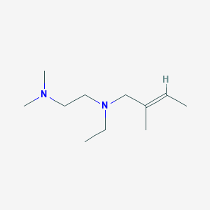 molecular formula C11H24N2 B5057314 N-ethyl-N',N'-dimethyl-N-(2-methyl-2-buten-1-yl)-1,2-ethanediamine 