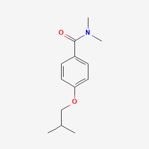 molecular formula C13H19NO2 B5057349 4-isobutoxy-N,N-dimethylbenzamide 