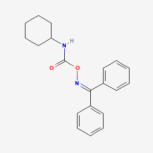molecular formula C20H22N2O2 B5057365 diphenylmethanone O-[(cyclohexylamino)carbonyl]oxime 