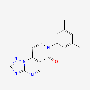 molecular formula C16H13N5O B5057424 7-(3,5-dimethylphenyl)pyrido[3,4-e][1,2,4]triazolo[1,5-a]pyrimidin-6(7H)-one 