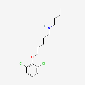molecular formula C15H23Cl2NO B5057550 N-butyl-5-(2,6-dichlorophenoxy)-1-pentanamine 