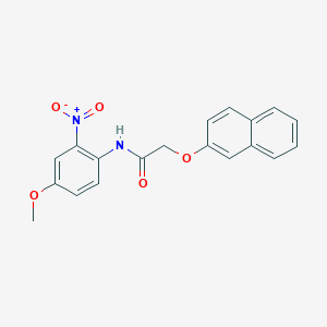 molecular formula C19H16N2O5 B5057672 N-(4-methoxy-2-nitrophenyl)-2-(2-naphthyloxy)acetamide 