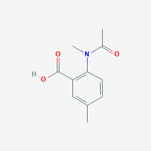 molecular formula C11H13NO3 B5057785 2-[acetyl(methyl)amino]-5-methylbenzoic acid 
