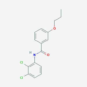 molecular formula C16H15Cl2NO2 B5057956 N-(2,3-dichlorophenyl)-3-propoxybenzamide 