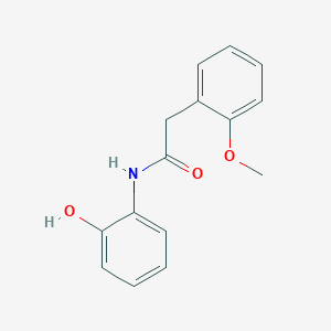 molecular formula C15H15NO3 B5058059 N-(2-hydroxyphenyl)-2-(2-methoxyphenyl)acetamide 