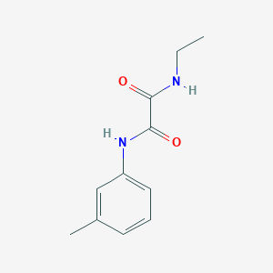 molecular formula C11H14N2O2 B5058062 N-ethyl-N'-(3-methylphenyl)ethanediamide 