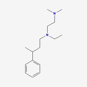 molecular formula C16H28N2 B5058208 N-ethyl-N',N'-dimethyl-N-(3-phenylbutyl)-1,2-ethanediamine 