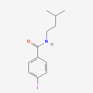 molecular formula C12H16INO B5058232 4-iodo-N-(3-methylbutyl)benzamide 