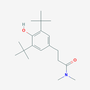 molecular formula C19H31NO2 B5058237 3-(3,5-di-tert-butyl-4-hydroxyphenyl)-N,N-dimethylpropanamide CAS No. 5319-26-6